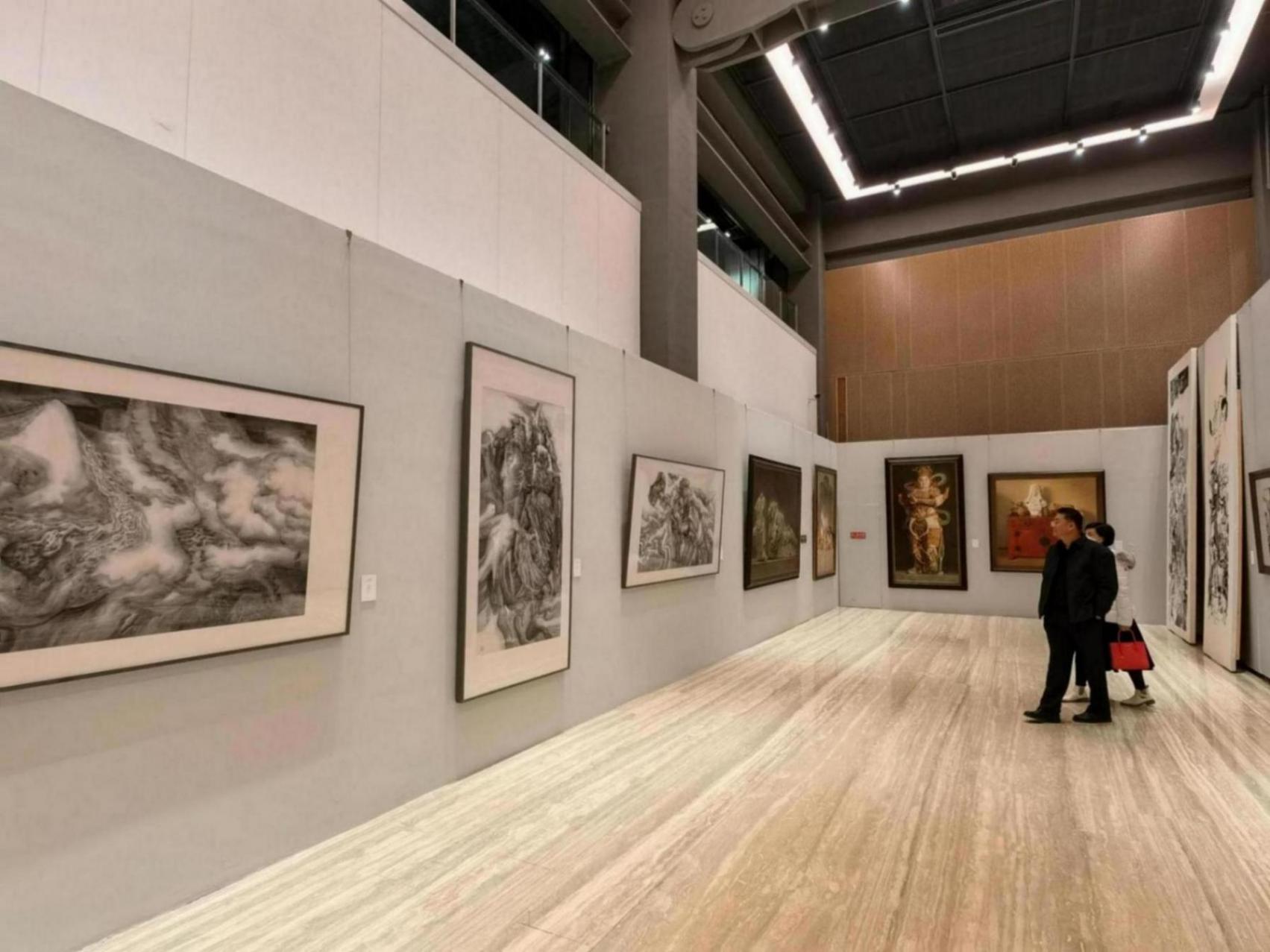“互鉴与融合”展览向油画与水墨四位艺术大家致敬